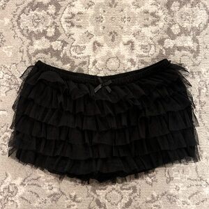 Black Bloomer Shorts